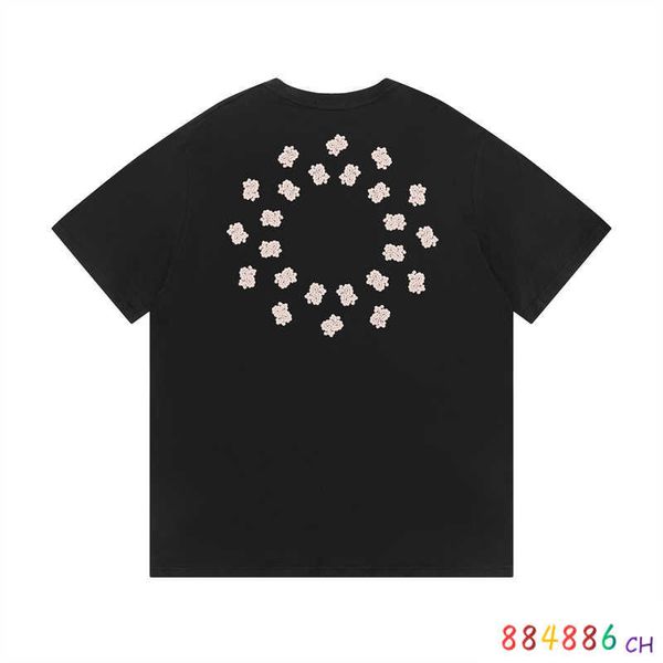 

men's t-shirts askyurself tshirt men women 11 gog heavy wash old color embossed cashew blossom short sleeve tee askyurself tshirts j230, White;black