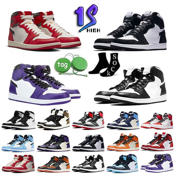 

air jumpman 1 offs white x basketball shoes sneakers retro unc sneaker dark mocha bred patent chicago royal university blue fearless diamond