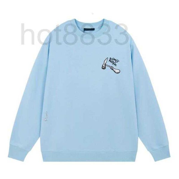 

men's plus size hoodies & sweatshirts designer new splicing casual round neck sweater for lovers hkfp, Black;brown