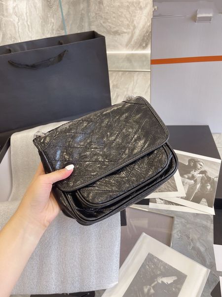 

women handbag single shoulder messenger chain wallet flap crocodile pattern capacity is large enough classic quality and durability