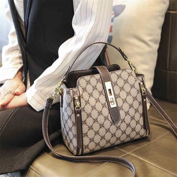 

20% off handbag 2023 new bag chain bucket atmosphere messenger women's small