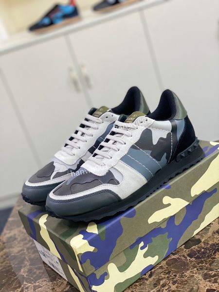 

designer sneakers leather rivets loafers casual shoes mens change sneaker platform rivets size38-46, Black