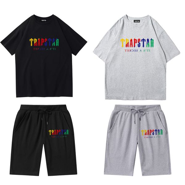 

men's t-shirts new trapstar t-shirt men's women's fashion apparel 100% cotton summer t-shirt brand s-3xl, White;black