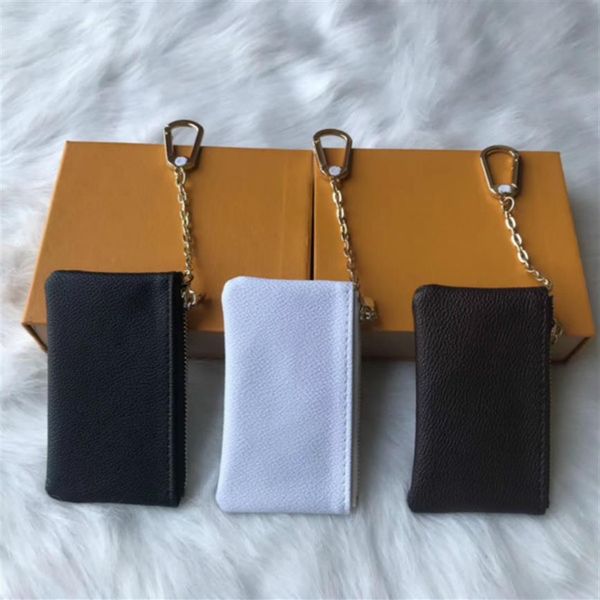 

special 4 colors key pouch zip wallet coin leather wallets women purse 62650 with box dust bag certificate193j, Red;blue