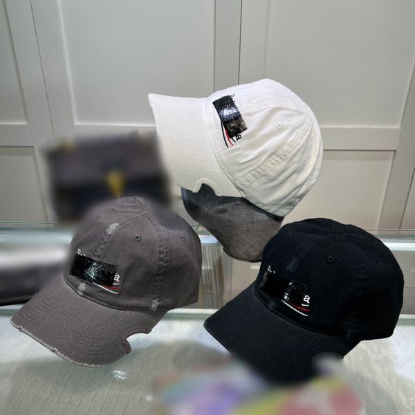 

latest mens designer caps letter embroidery white grey black men snapbacks streetwear luxury fashion women baseball cap, Blue;gray