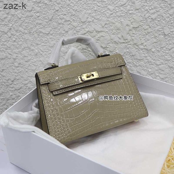 

cow grain 19cm kelys bag 2023 handbag luxury designer bags palm women's classic mini leather one shoulder diagonal ovip