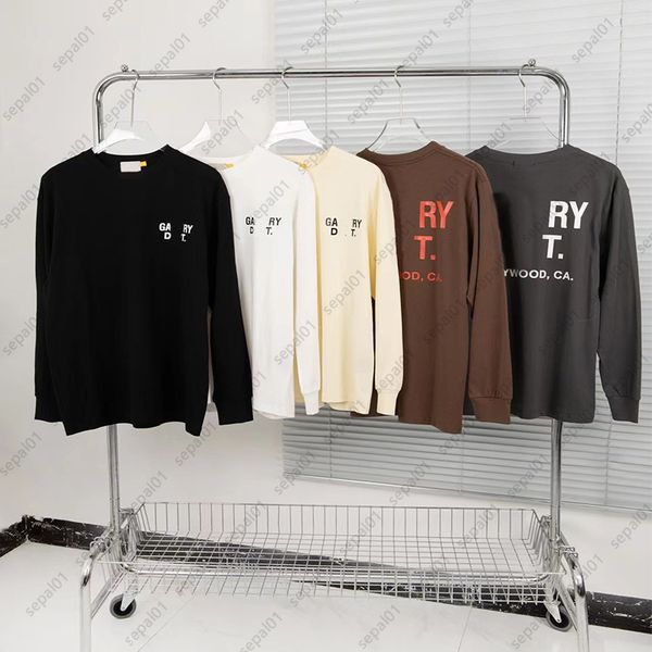 

designer hoodie men women fashion multicolor letter print hoodies basic long sleeve t-shirt, Black