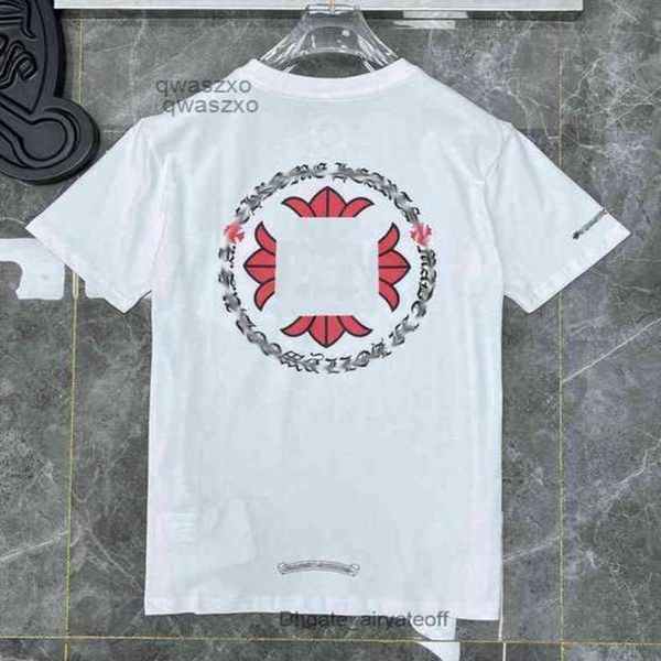 

new ch chrome classic t shirts mens luxury letter t-shirt designers horseshoe sanskrit cross pattern tshirt summer tees women clothingm0wk, White;black