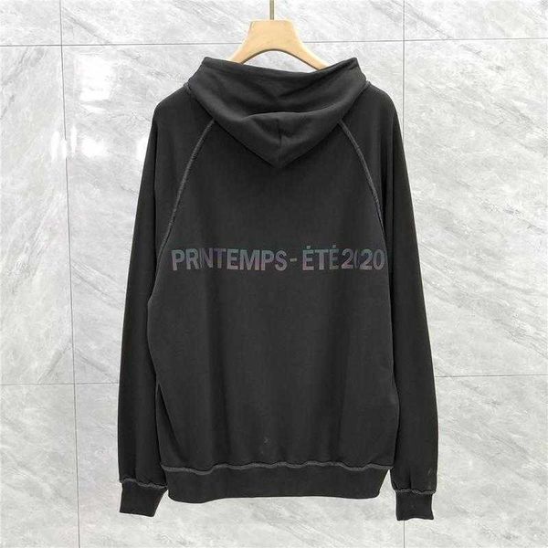 

men's hoodies sweatshirts 22ss 3m reflective print arnodefrance hoodies men women eu size 100 cotton arnodefrance pullover streetwear a, Black