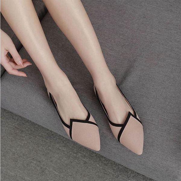 

dress shoes womens autumn moccasin woman apartments shoe ballet flats vulcanize loafers designer ladies flat heels lolita luxury 230208, Black