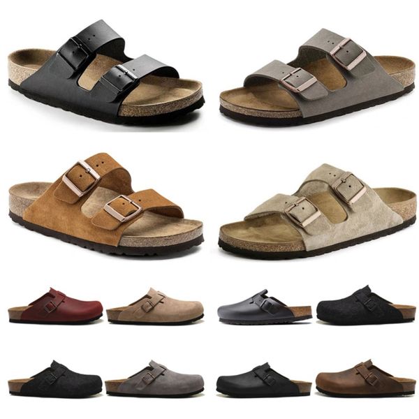 

designer mens slipper slippers arizona men women sandals birkes slides platform sandals bathroom striped casual shoes pull comfortable slide, Black