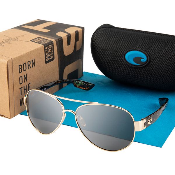 

580p polarized sunglasses loreto brand pilot sun glasses for men male classic costa driving sports goggles oculos, White;black