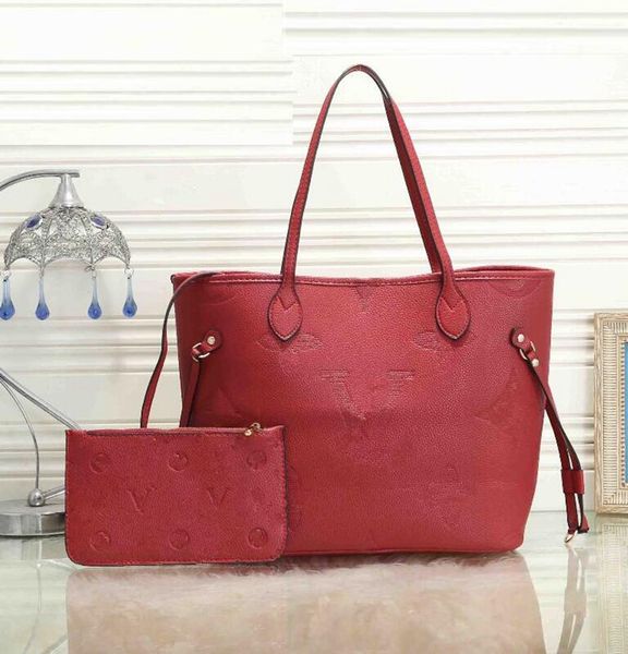 

2023 embossing leather lady totes women luxurys designers bags handbags fashion messenger shoulder crossbody bag purse shopping bag wallets