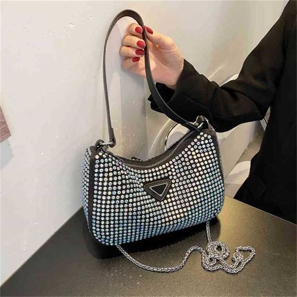 

20% off handbag 2023 new bag luxury hand chain female drill red messenger
