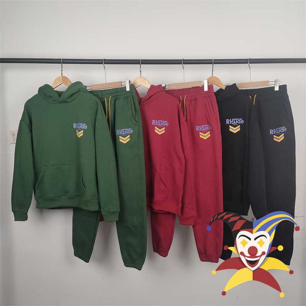 

men's hoodies sweatshirts hoodie men women fuzzy print inside brushed green red black pullovers vintage sweatshirts loose t230111