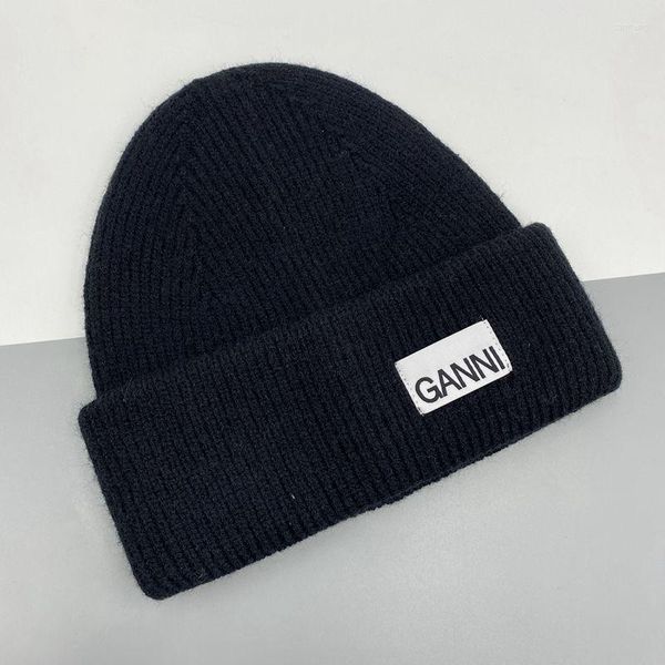 

womens mens berets gannis three fold male female couples fashion brand knitted hat thickened warm beanie winter hat1af0tin3y668, Blue;gray