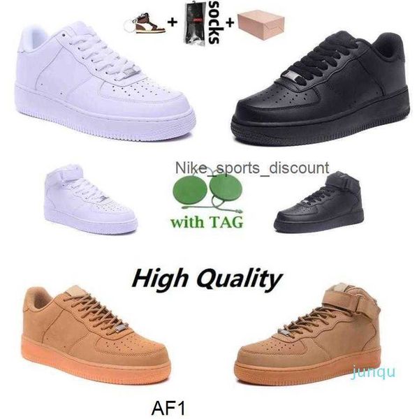 

men 1 low shoes one knit euro air women forces all white black wheat outdoor designer highshoes sports af1 size 066