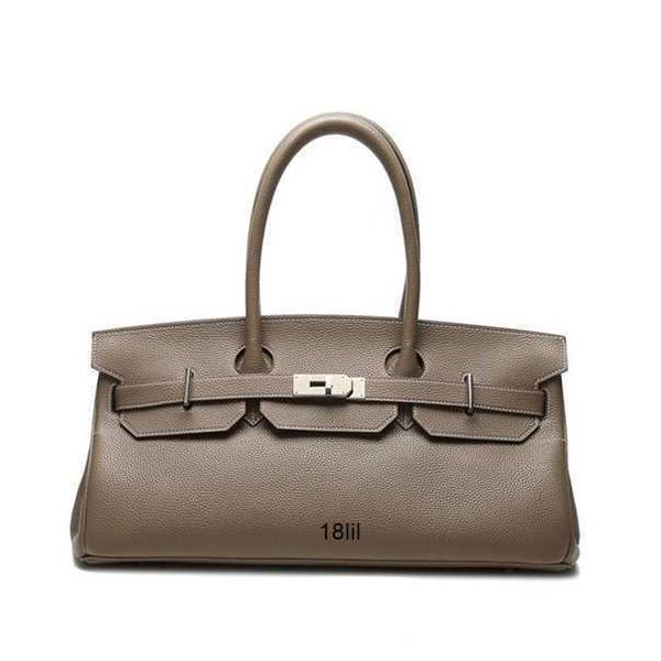 

herme birkin 5a bags europeanamerican style leather womens bag solid platinum head layer litchi pattern vintage handbag autumn new