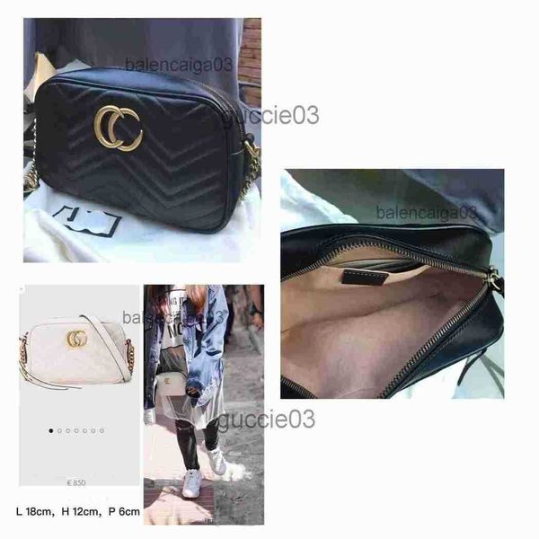 

designer g u cc i bag tote shoulder handbag luxurious black medieval camera lingge small square one shoulder female diagonal span sheepskin