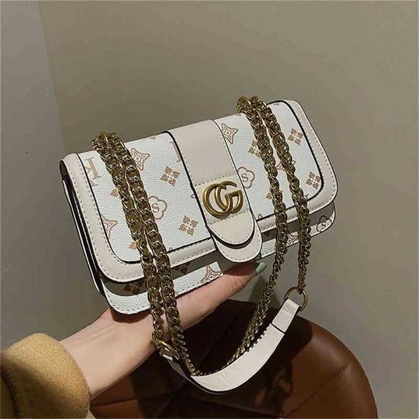 

20% off handbag 2023 new bag chain printed square hand and messenger