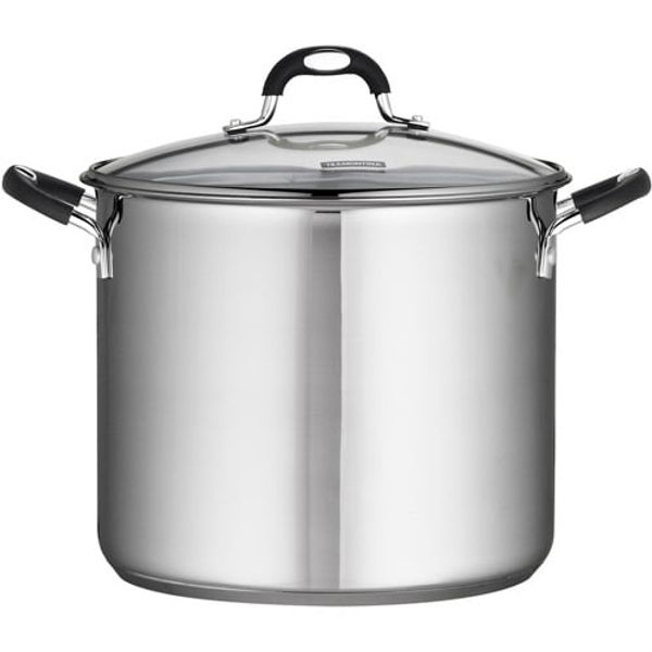 

tramontina stainless steel 12 quart covered stock pot oil pump jack