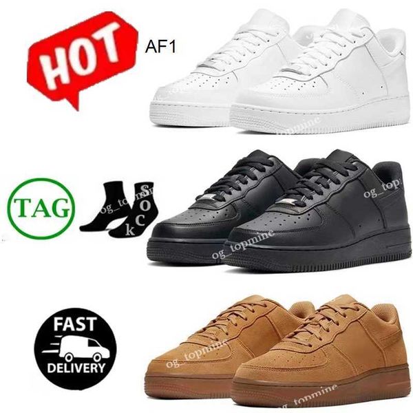 

designer af1 airforce 1 casual shoes ones lows shadow airforces 1s men women triple white black mens womens trainers sports sneakers runners