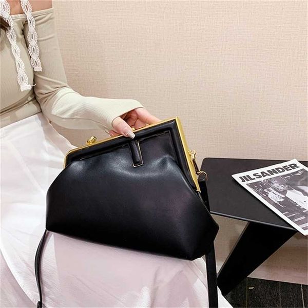 

20% off handbag 2023 new bag niche solid color hand cloud texture messenger