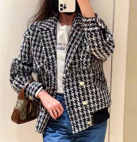 

womens two piece pants twopiece lapel doublebreasted jacket with high waist skirt office lady elegant set 230208, White