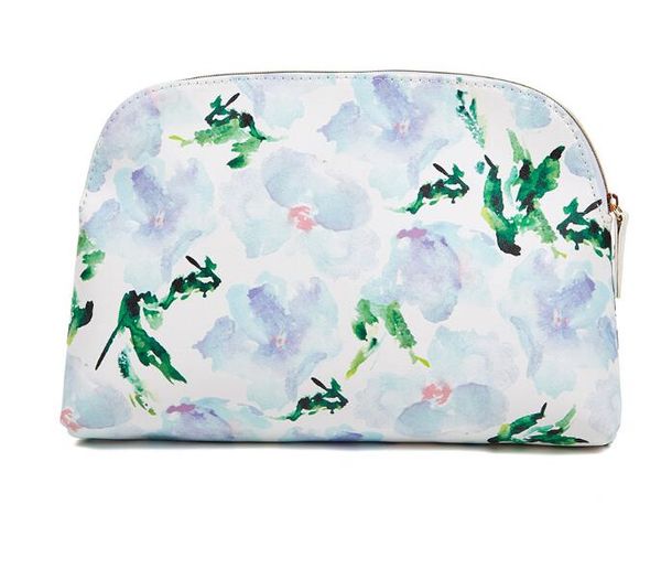 

3pcs toiletry kits flower prints pvc waterproof protable zipper travel cosmetic bag