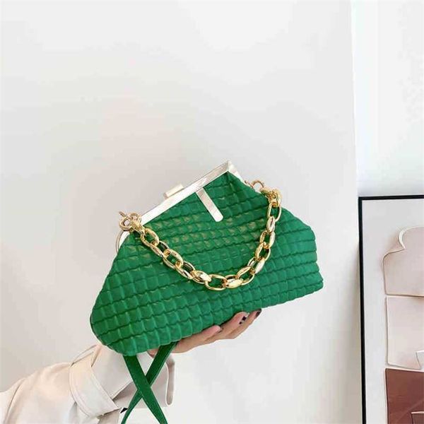 

20% off handbag 2023 new bag women's embossed metal clip