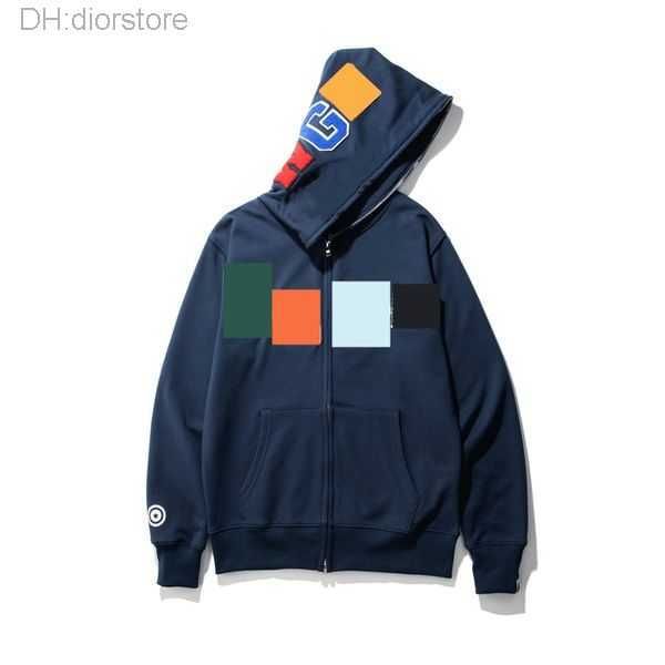 

mens hoodies camouflage design red yellow blue splicing fleece sweater plus size 3xl zipper sweater lovers sweatshirts designer fashion 3lrc, Black