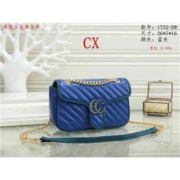 

10% off handbag 2023 new bag trend cover type contrast color chain small square