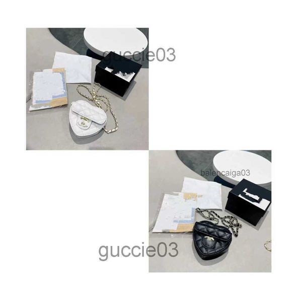 

designer channel bag tote shoulder handbag wallet spring summer love shaped rhombic lattice messenger bag fashion luxurious womens chain min