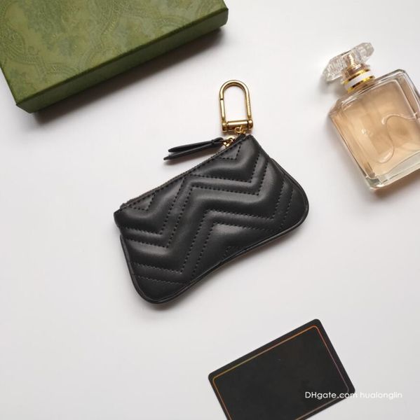 

designer wallets woman cash holders keys coin purse bag genuine leather original box women ladies whole fashion227e, Red;black