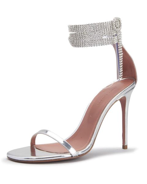 

shoes muaddi amina sandals giorgia metallic crystal-cuff sandals
