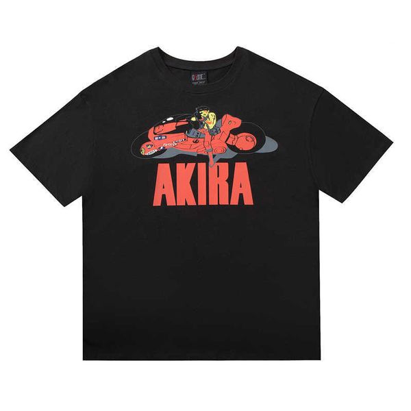 

men's t-shirts frog drift asap rocky akira high street fashion casual superior quality loose cotton oversized t shirt tee mens short sl, White;black