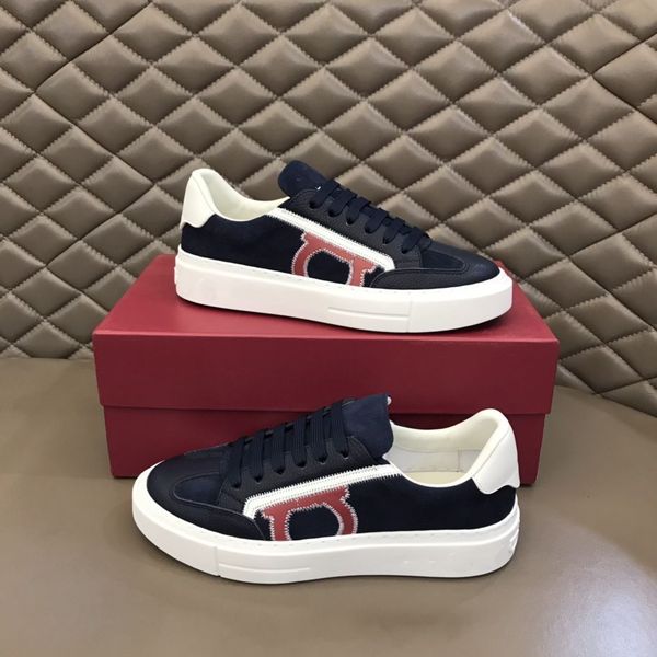 

2023 fashion men designer shoes 20 colors comfortable bottom leather luxury mens party sports casual sneaker trainers shoe fast ship kmkjk00, Black