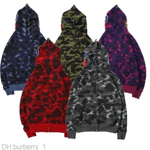 

men's hoodies designer cardigan men women 3d printing stylist jacket hoodie camouflage print quality sweatshirts for male 7 colorsmi8t, Black