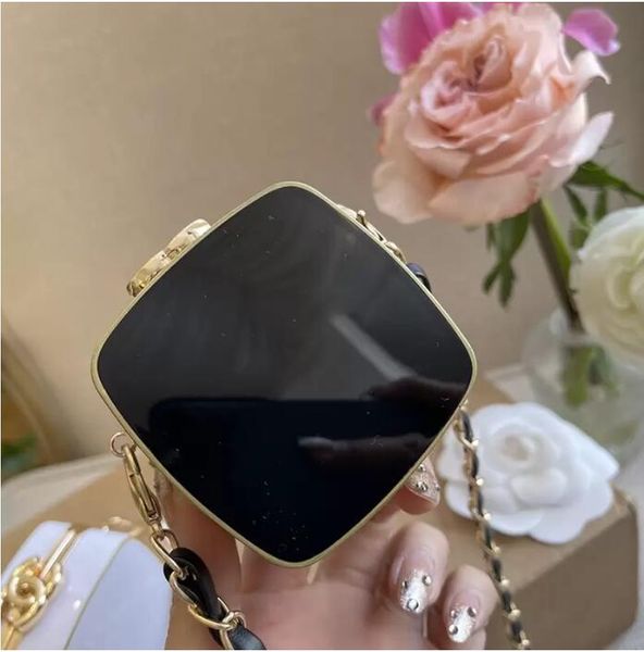 

2022ss classical fashion power box bags mini fashion hgold hardware matelasse chiain crossbody shoulder purse outdoor sacoche pocket 5cm