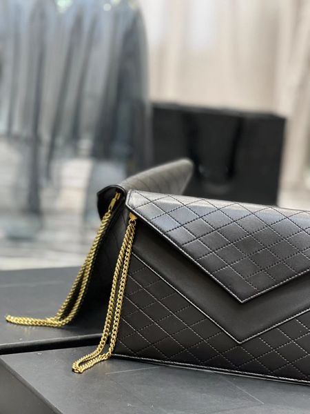 

chain handbag envelope type handbag imported lambskin zero purse chain strap 5a quality