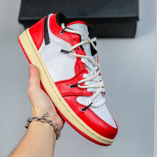 

2023 lightning barb basketball shoes casual shoes lightning barb sneakers shadow grey beika blue chicago red bean board shoes, Black