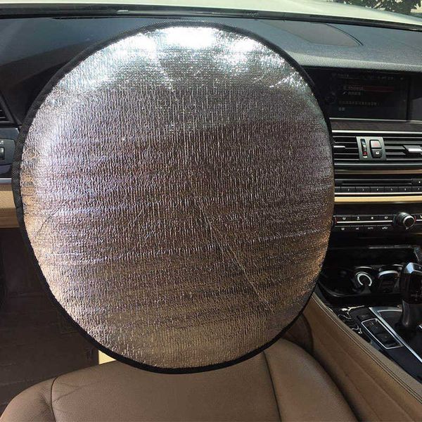 

1pcs car steering wheel sunshade summer car supplies sun block car interior accessories car windshield sunshade