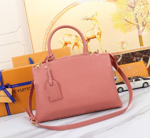 

grand palais tote bag embossed oversized monograms pattern empreinte soft grained leather luxurys handbag m45842 m45811