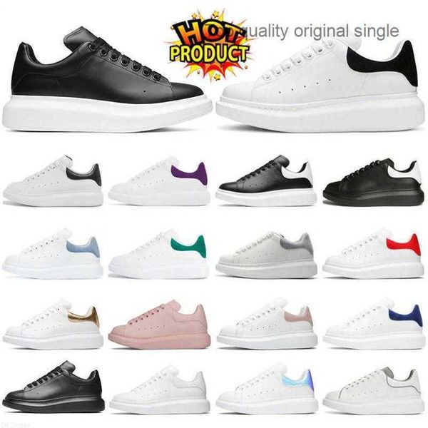 

designer sneakers casual shoes platform shoe black suede triple white mc queens alexander chaussures luxury men women mens wo270v