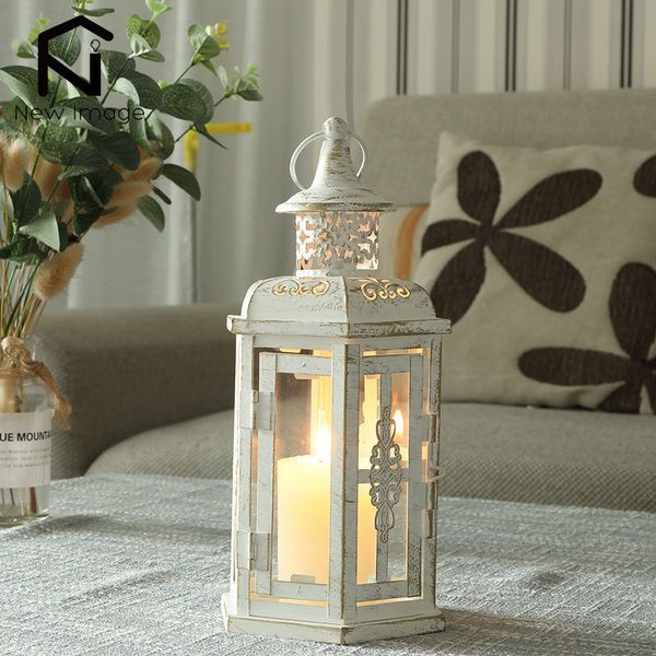 

Holders Vintage Candle Holder Lanterns Metal Hanging Decorative Lantern Candleholder Home Decor for Indoor Outdoor Weddings 230208