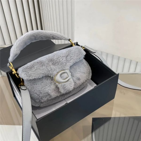

tabby handbags women fluffy hobo totes purses fuzzy shoulder bags crossbody bag