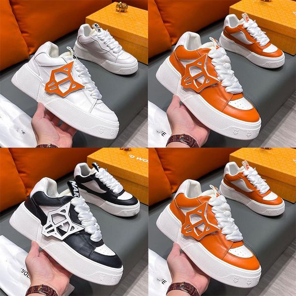 

wolf naked sneakers grab casual shoes kosa slider sinner heidi city women's men's platform sneakers shoes size 39-44, Black