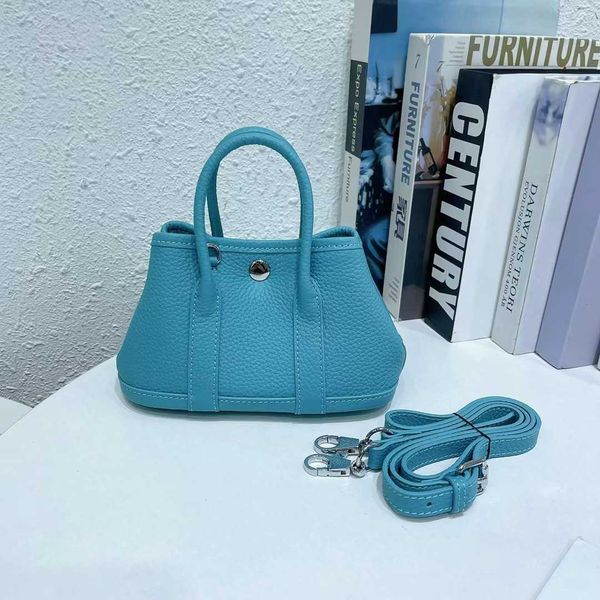

herme garden party bags online store2023 spring new women's bag 20cm 25cm leather layer cow small garden portable messenger