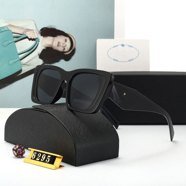 

2023 designer classic fashion square sunglasses beach sunglasses fashion goggles for men and women, White;black