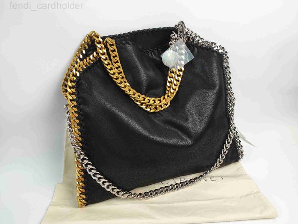 

fashion stella handbag women mccartney pvc leather shopping bag evening bags leather chain bag